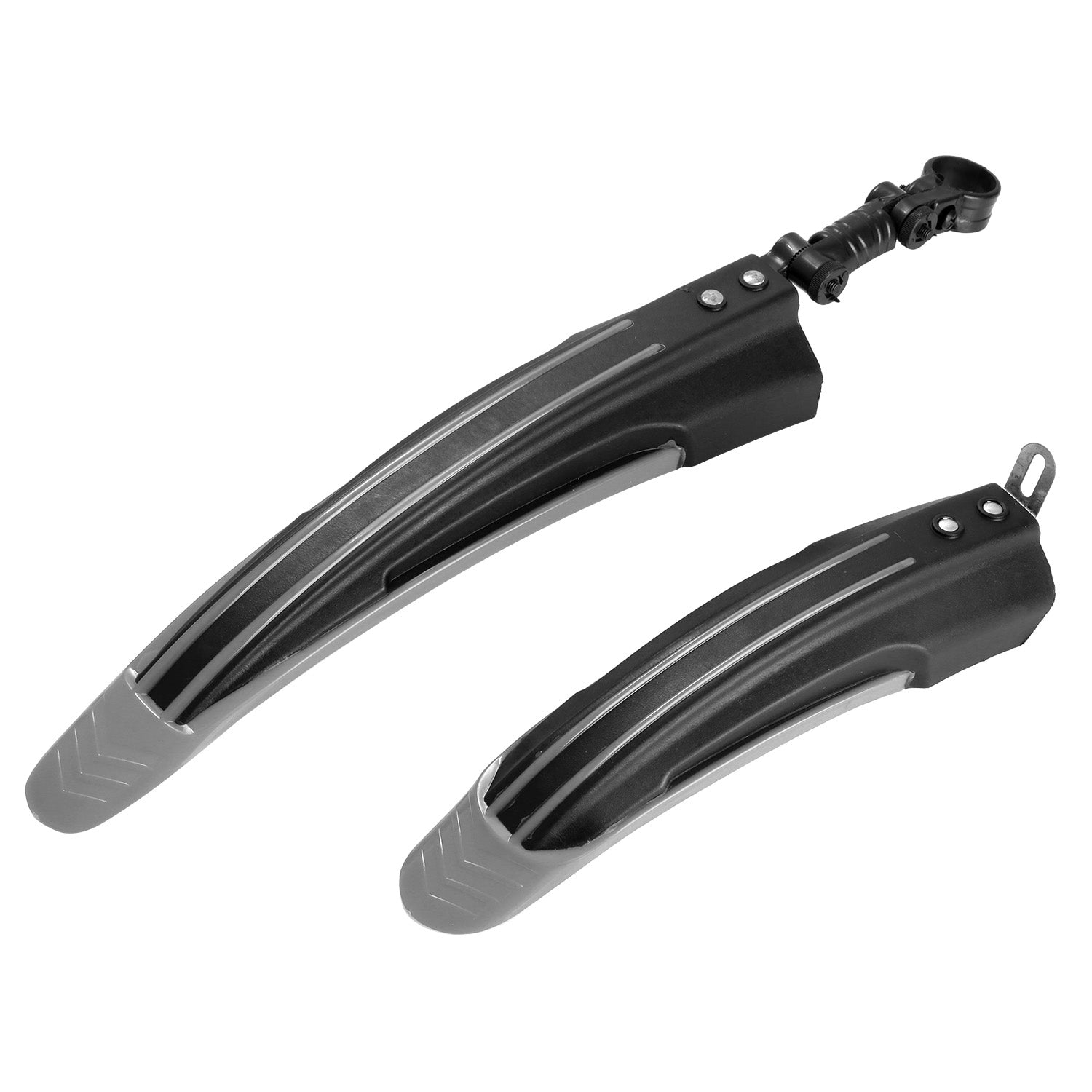 Bicycle Fender Set Adjustable Front Rear Mud Guard Mountain Bike Mudguards Splashboard Fit for 24\'\'-26\'\' Bikes