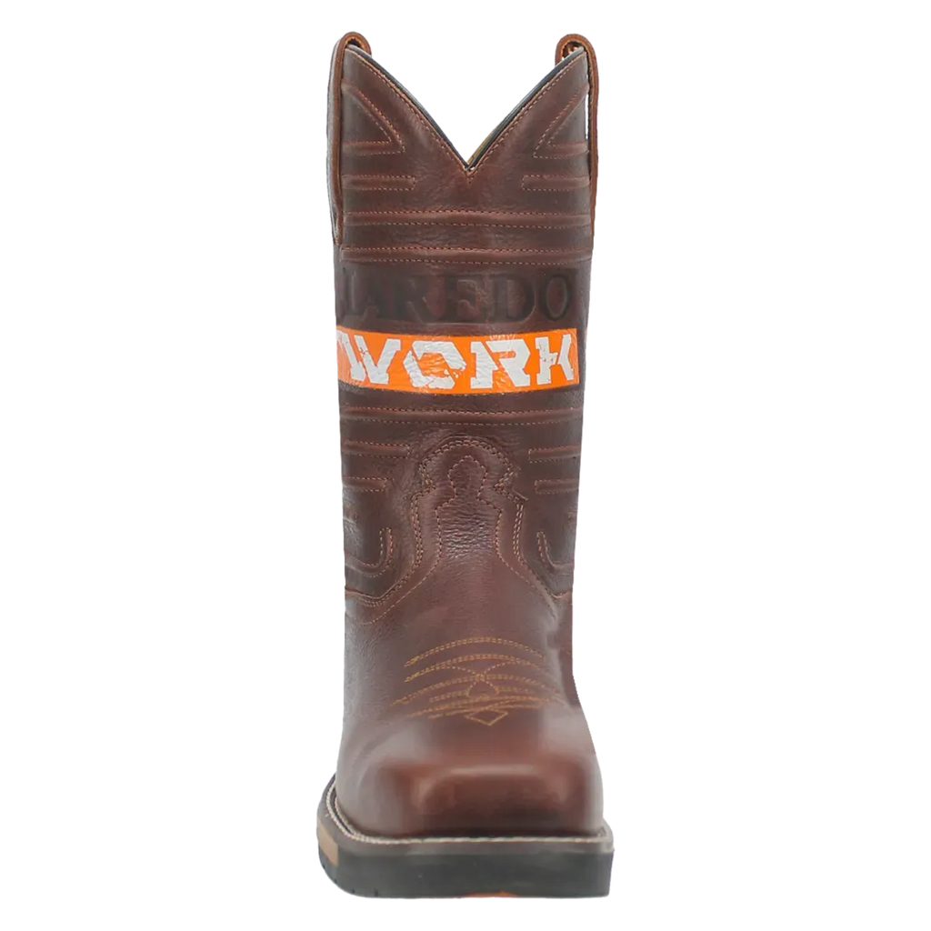 Laredo Workhorse (Broad Square Toe) - Men's Leather Cowboy Work Boot