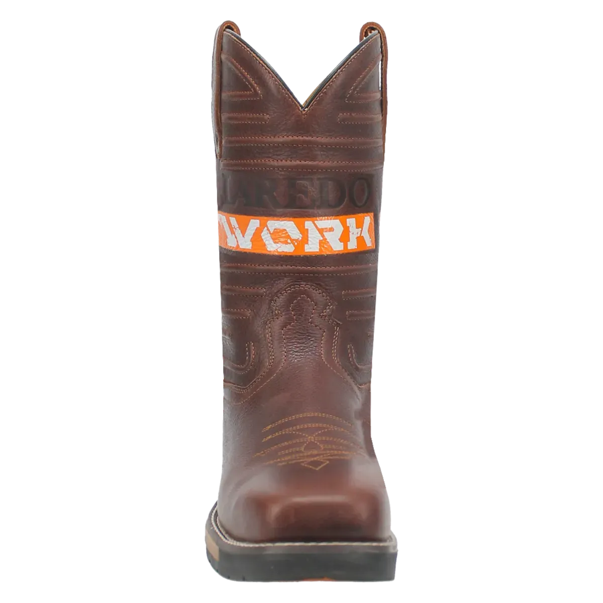Laredo Workhorse (Broad Square Toe) - Men's Leather Cowboy Work Boot