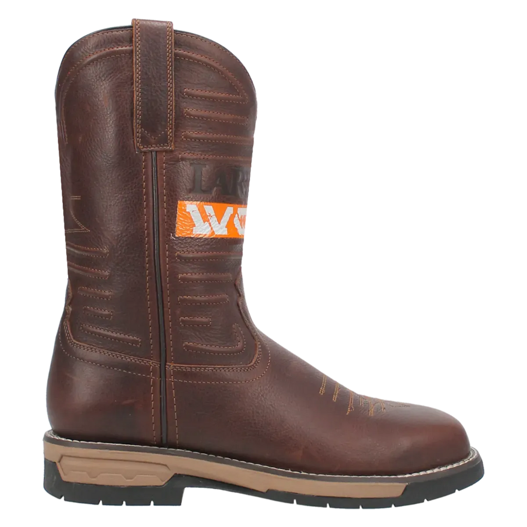 Laredo Workhorse (Broad Square Toe) - Men's Leather Cowboy Work Boot
