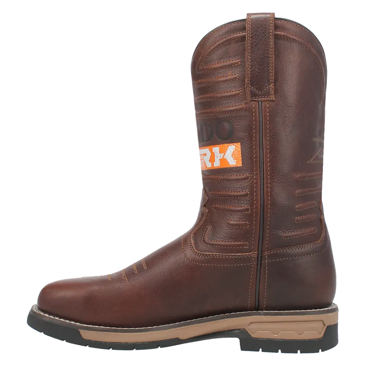 Laredo Workhorse (Broad Square Toe) - Men's Leather Cowboy Work Boot