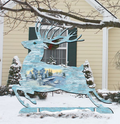 Woodsy Deer Wildlife Outdoor Decor by G. DeBrekht - Wildlife Holiday Decor - 8198211-2F