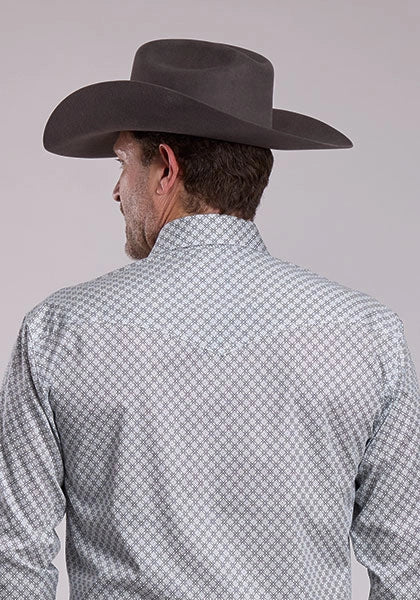 Roper 2893 Four Point Foulard (Grey) - Men's Western Shirt