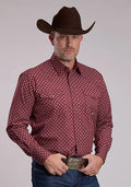 Roper 3089 Maple Foulard (Red) - Men's Western Shirt