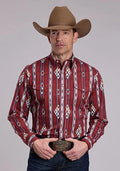 Roper 3052 Vintage Stripe (Rust) - Men's Western Shirt