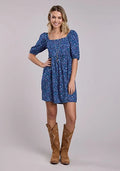 Roper 2856 Aztec Diamonds (Blue) - Women's Dress