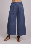 Roper 2990 Solid Denim (Blue) - Women's Palazzo Pants