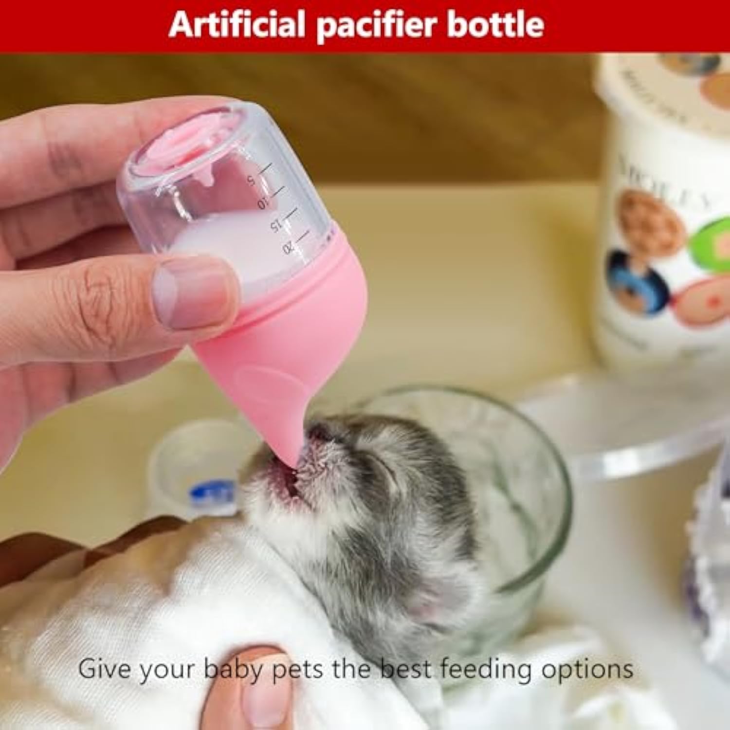 Newborn Pet Nursing Bottle – Kitten & Puppy Feeding Bottle | 20ml & 50ml