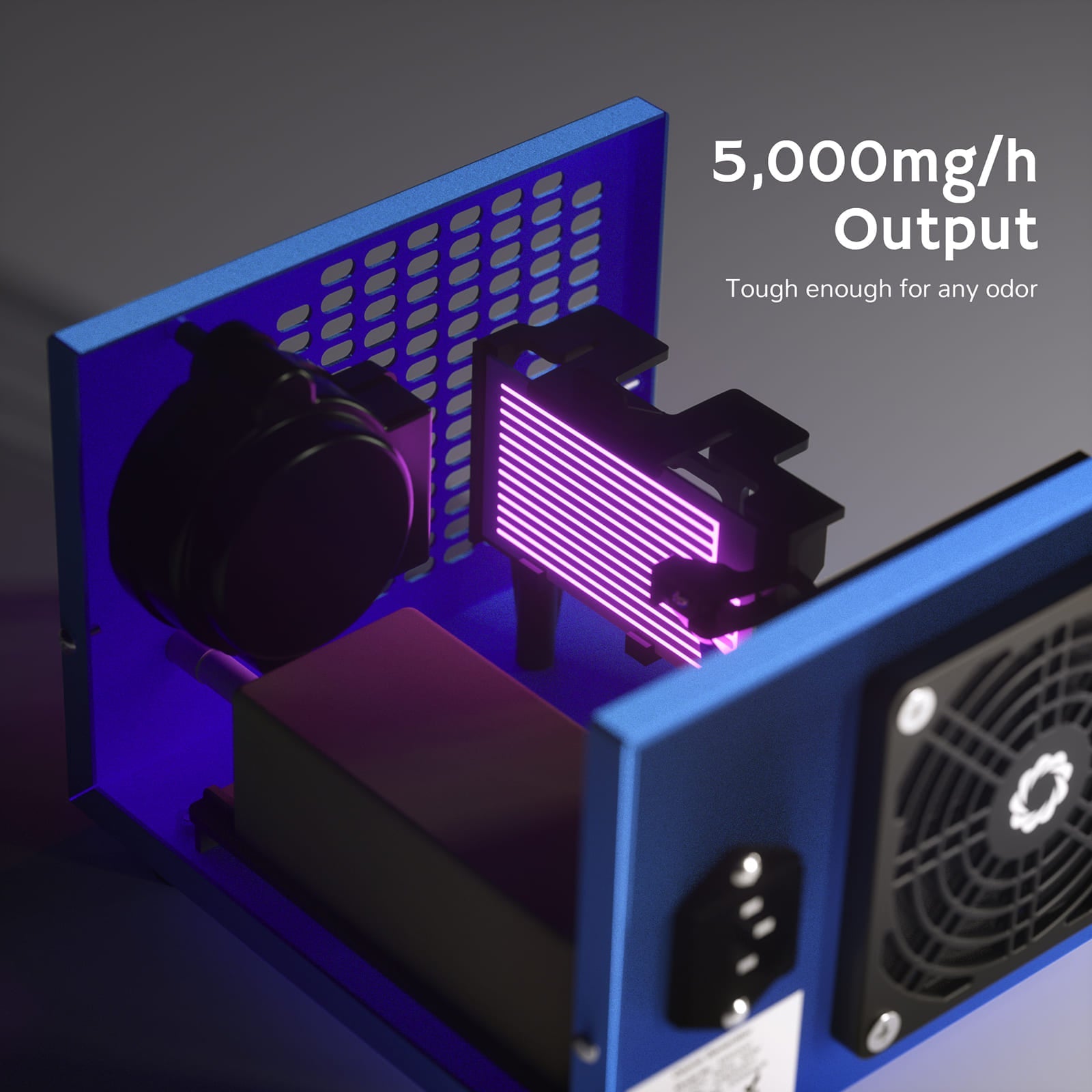 MA5000 Ozone Generator, Replaceable Ozone Plate Option