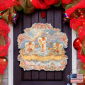 Little Blessings Nativity Door Decor by D. Gelsinger - Nativity Holiday Decor - 8461017H-0708