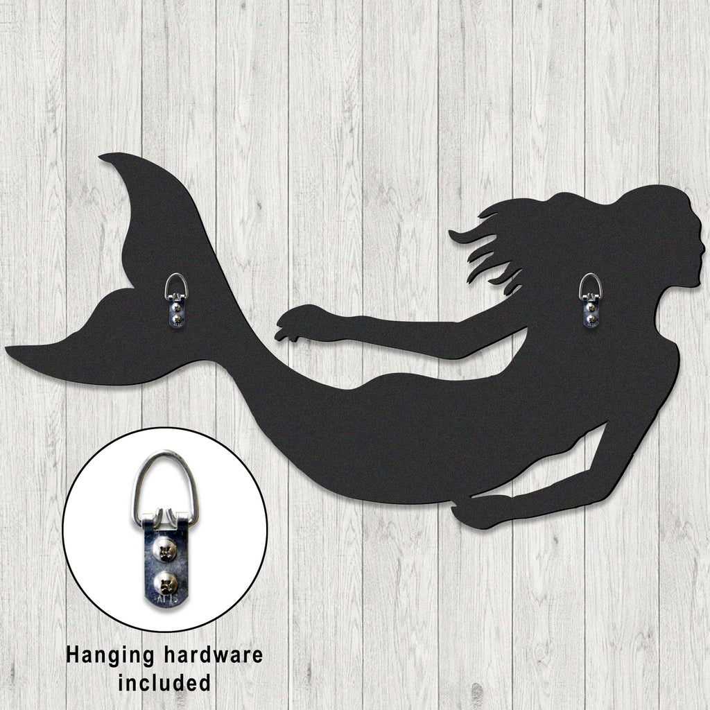 Mermaid & Dolphins Coastal Outdoor Decor by G. Debrekht - Coastal Sea-Life Decor - 81985143F