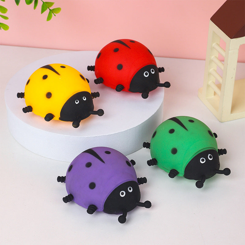 Cute Ladybug Simulation Squishy Squeeze Toy