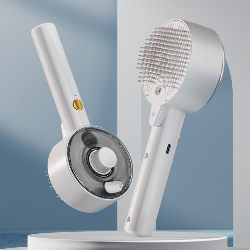Pet Spray Grooming Comb with UVC Sterilization