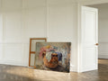 Rustic Simplicity: Vintage Laundry Basket Canvas Wall Art