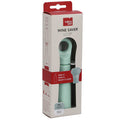 Vacu fin wine pump loop – wine pump with stopper – vacuum storage system – jade color – keeps opened wine fresh for up to 10 days