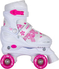 quaddy 3.0 roller skates white pink 38-41