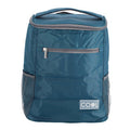 No brand beach camping cooler bag - backpack backpack model - 23 x 15 x 36 cm - 2 compartments - blue