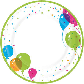 Duni plates splash balloons 22 cm 10 pieces | 4 pieces