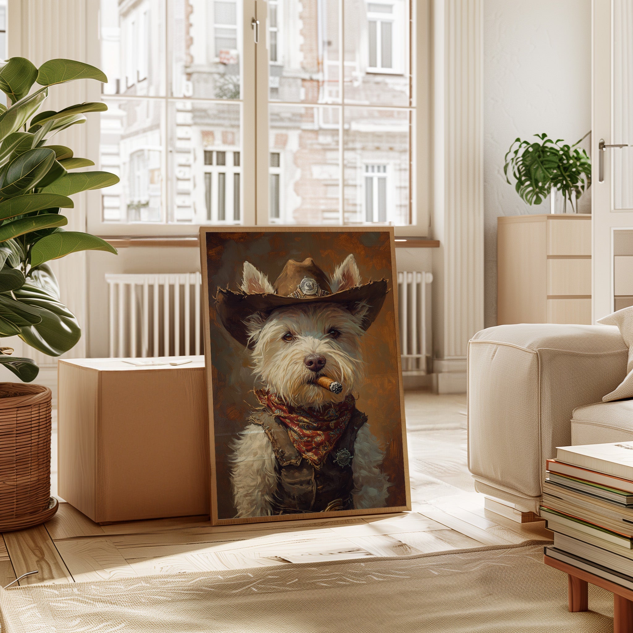 West Highland White Terrier Gunslinger