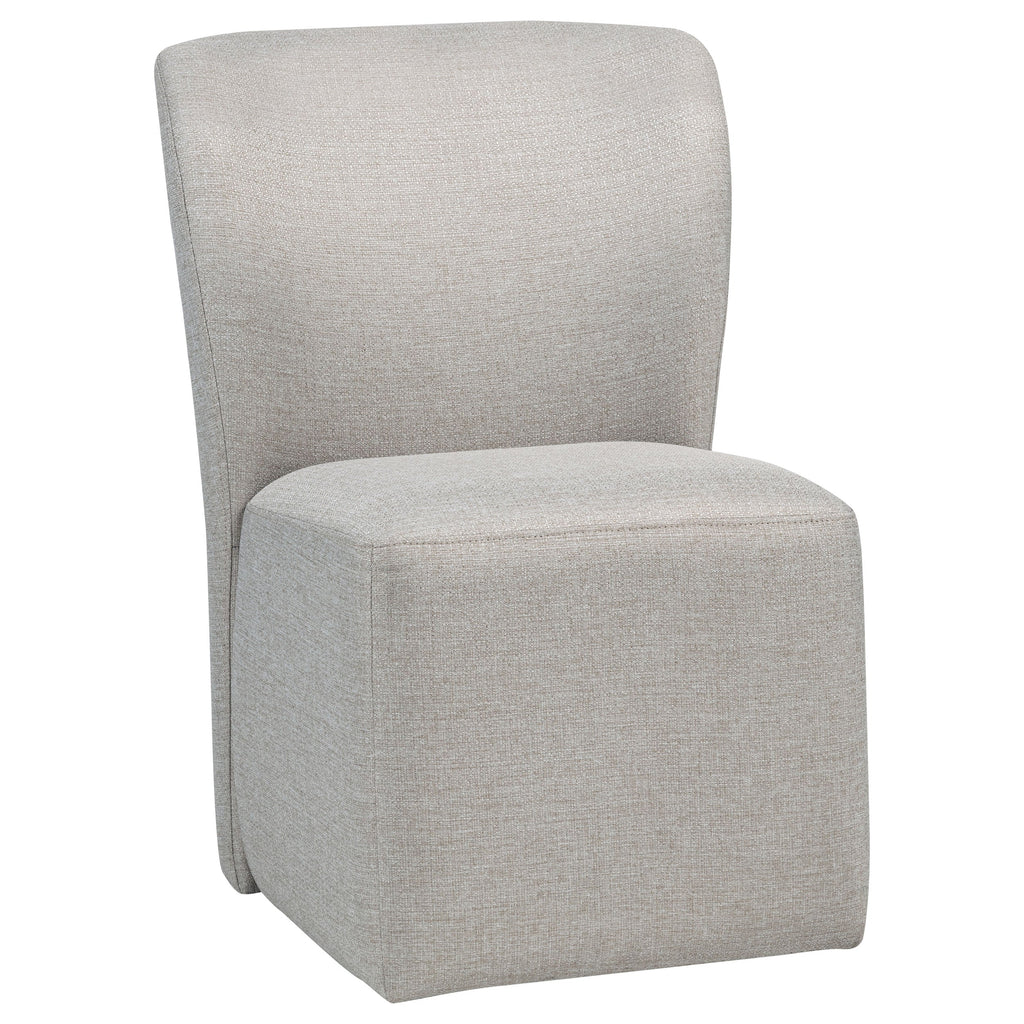 Jaelynn Upholstered Parsons Dining Side Chair Beige (Set of 2)