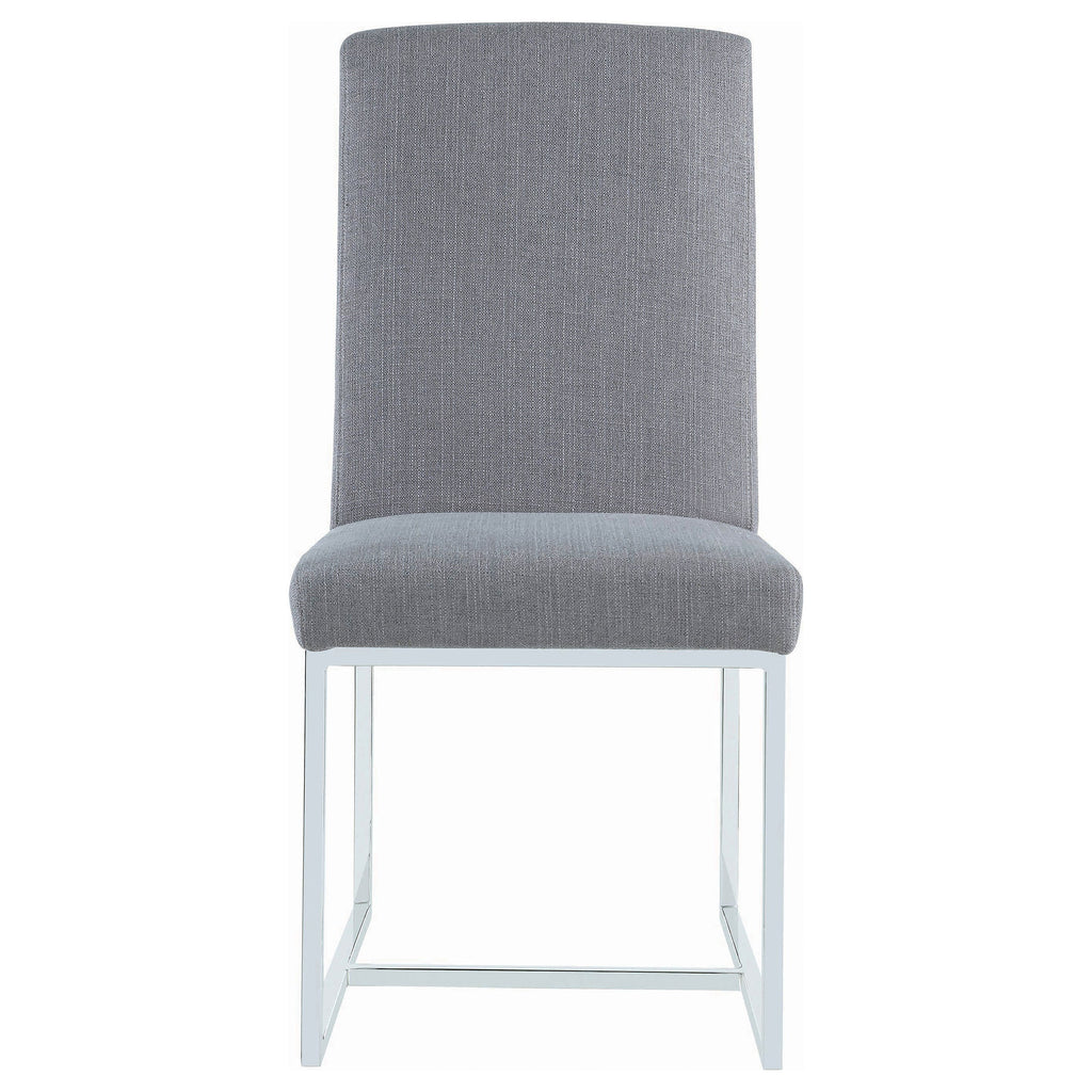 Mackinnon Upholstered Dining Side Chair Grey (Set of 2)
