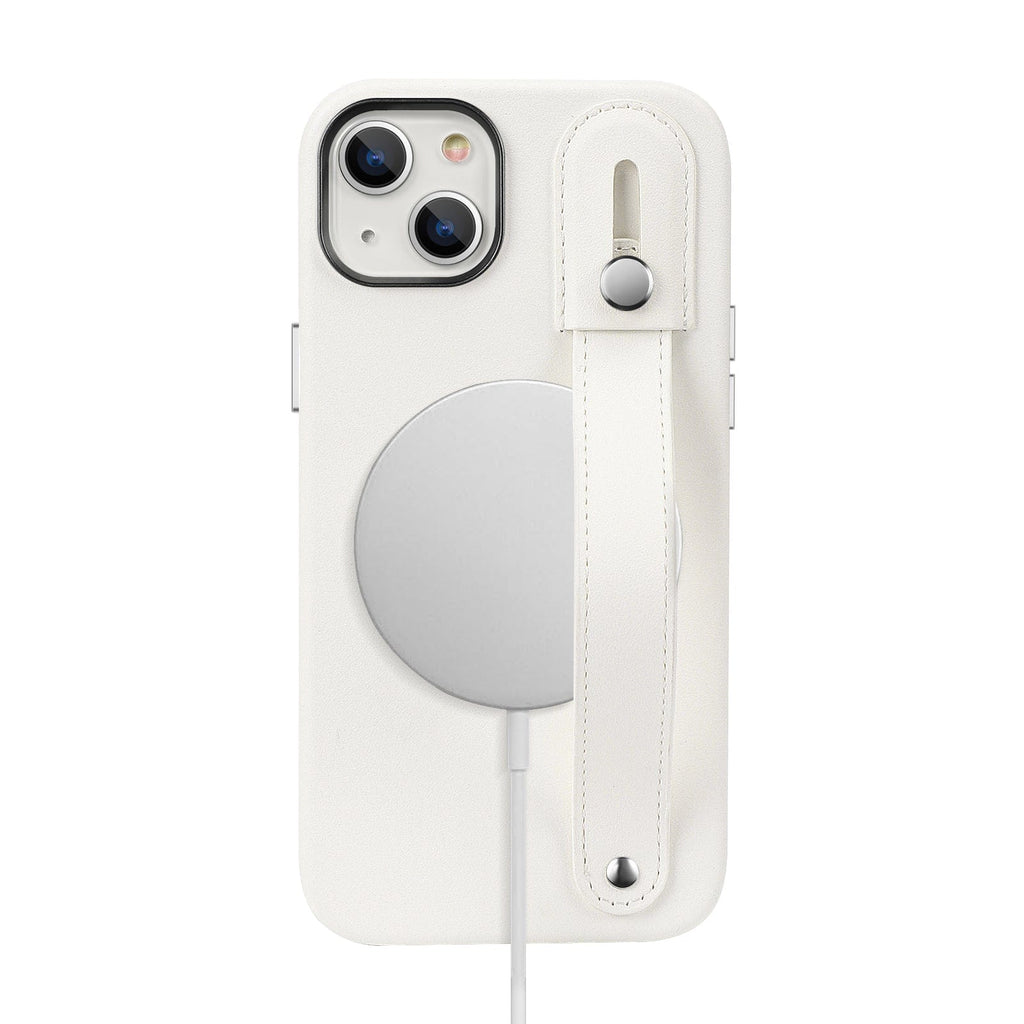 iPhone 15 Plus Leather FingerGrip Case with MagSafe | Indy Series