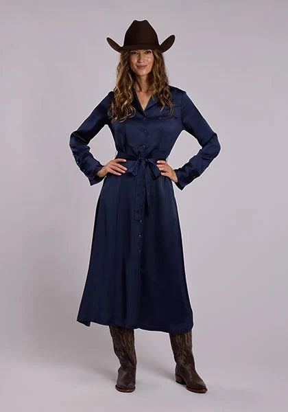 Stetson 3154 Western Satin (Navy) - Women's Dress