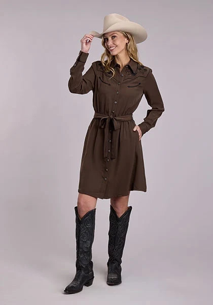 Stetson 3156 Western Viscose (Brown) - Women's Dress