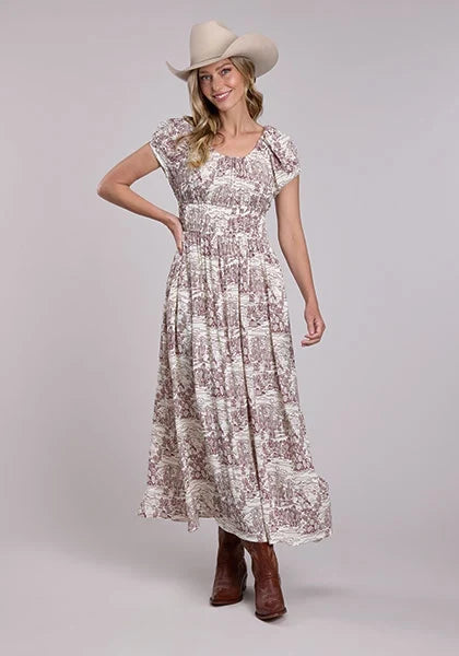 Stetson 2913 Desert Print (Cream) - Women's Dress