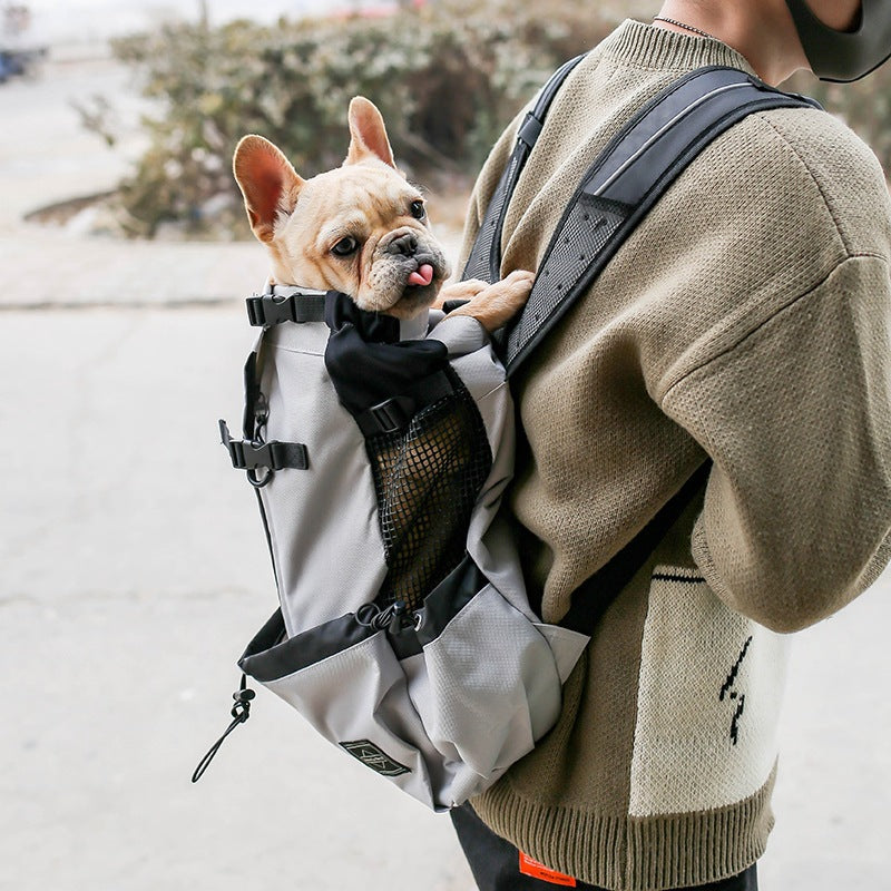Dog Carrier Backpack — Breathable Travel Bag for Small Dogs & Puppies
