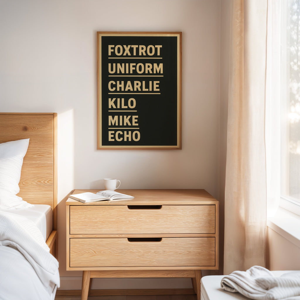 Foxtrot Uniform Charlie Kilo Print