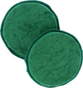 Turtle wax cleaning pad cotton - for cleaning and repairing - for plastic and leather surfaces - for polishing waxing - good contact between hand and surface - 2 pieces - diameter 13cm