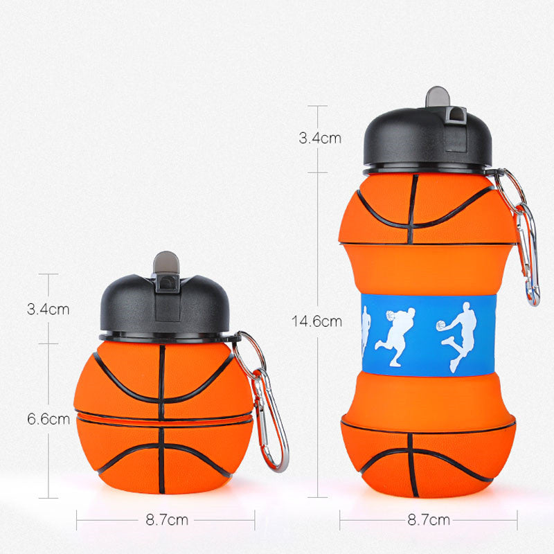 Foldable Sports Water Bottle – Collapsible Silicone