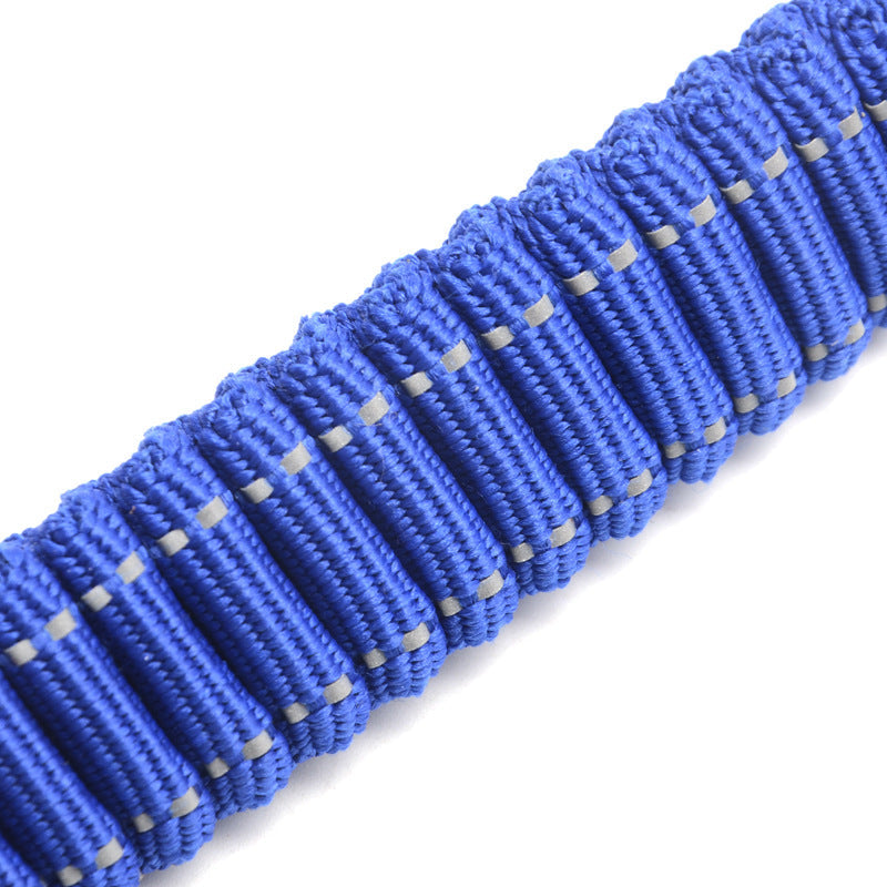 Elastic Anti-Pull Dog Leash — Stretchable Denim Style Safety Leash