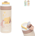 Kambukka lagoon insulated drinking bottle for children 400ml adventure camp - with integrated straw - drinking bottle for children - drinking cup for school