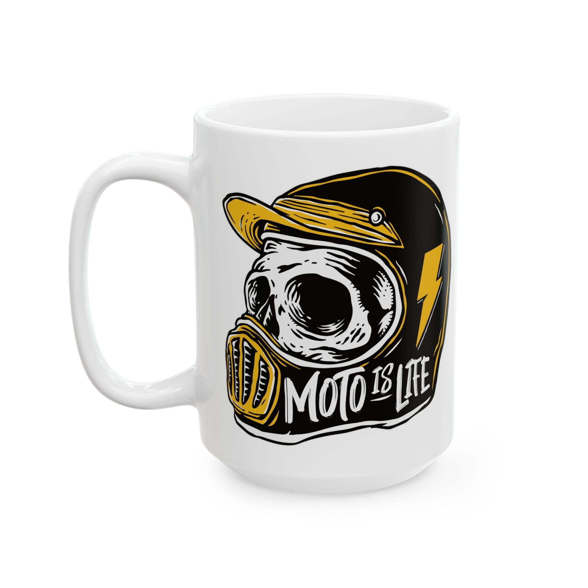 Moto Is Life Skull Mug - 11oz & 15oz