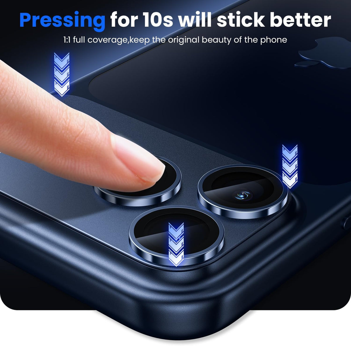 iPhone 17 Pro Max Camera Protector - Strong Titanium (2-Pack) | ZeroDamage