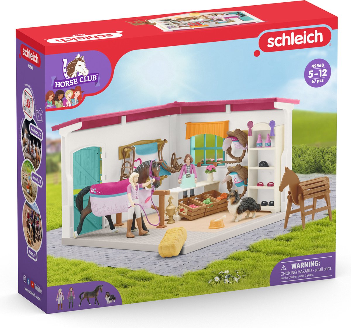 Schleich horse club - riding shop - children's toys for boys and girls - 5 to 12 years - 42568
