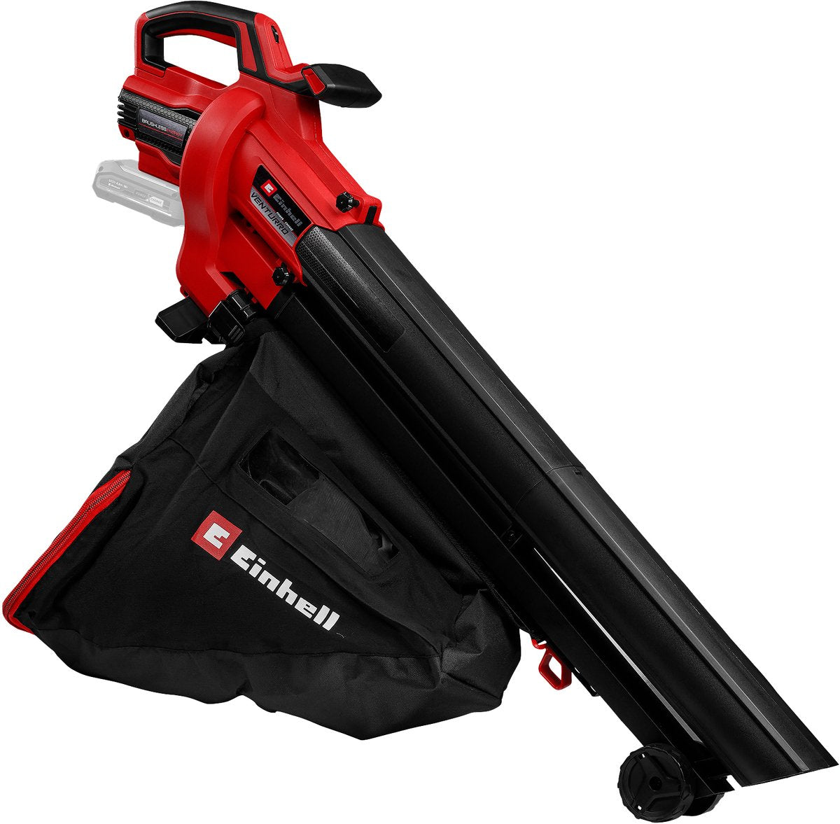Einhell battery leaf blower - piston venturro 18 210 li solo - power x-change - 18 v li-ion - blowing speed: 210 km h - 45 l collection bag - chopping function: 10:1 - excl. battery and charger