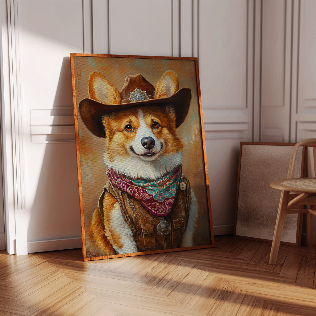 Corgi Sheriff with a Heart of Gold