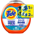 Tide Power Pods Laundry Detergent Pacs With Febreze Sport, 25 Count, 40 Oz
