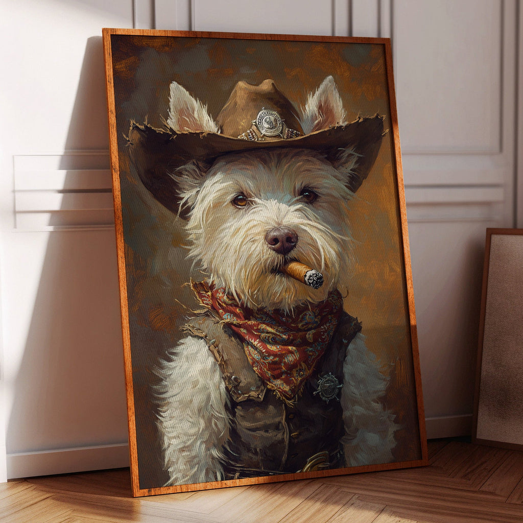 West Highland White Terrier Gunslinger