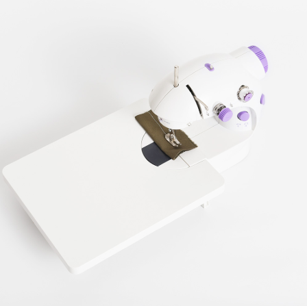Mini Electric Sewing Machine — Portable, Built-In Light, 4 Plugs