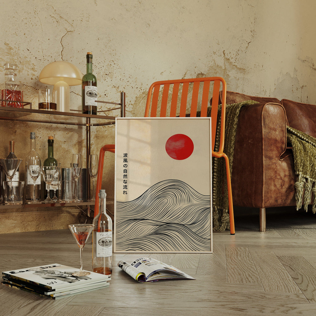 Minimalist Japanese Waves – Timeless Flow of Nature