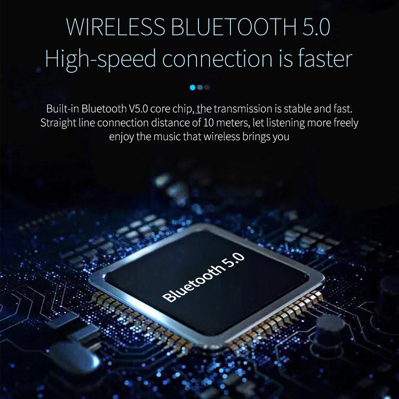 Portable Bluetooth 5.0 Speaker with FM Radio & TF Card