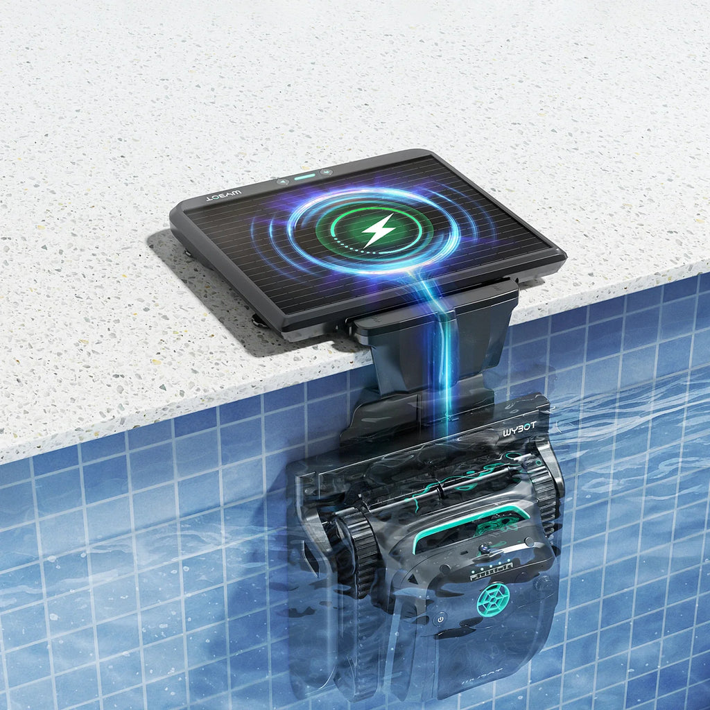 WYBOT S2 Solar Vision Robotic Pool Cleaner Enhanced Scheduled Cleaning