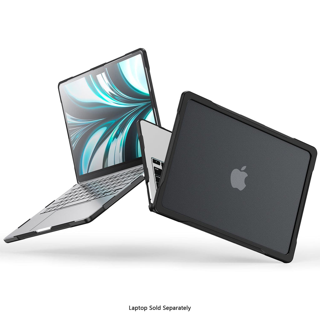 MacBook Pro 14-Inch (M1–M5, M5 Pro/M5 Max) Clear/Black Case - Shock-Absorbing Corners | Raider Series