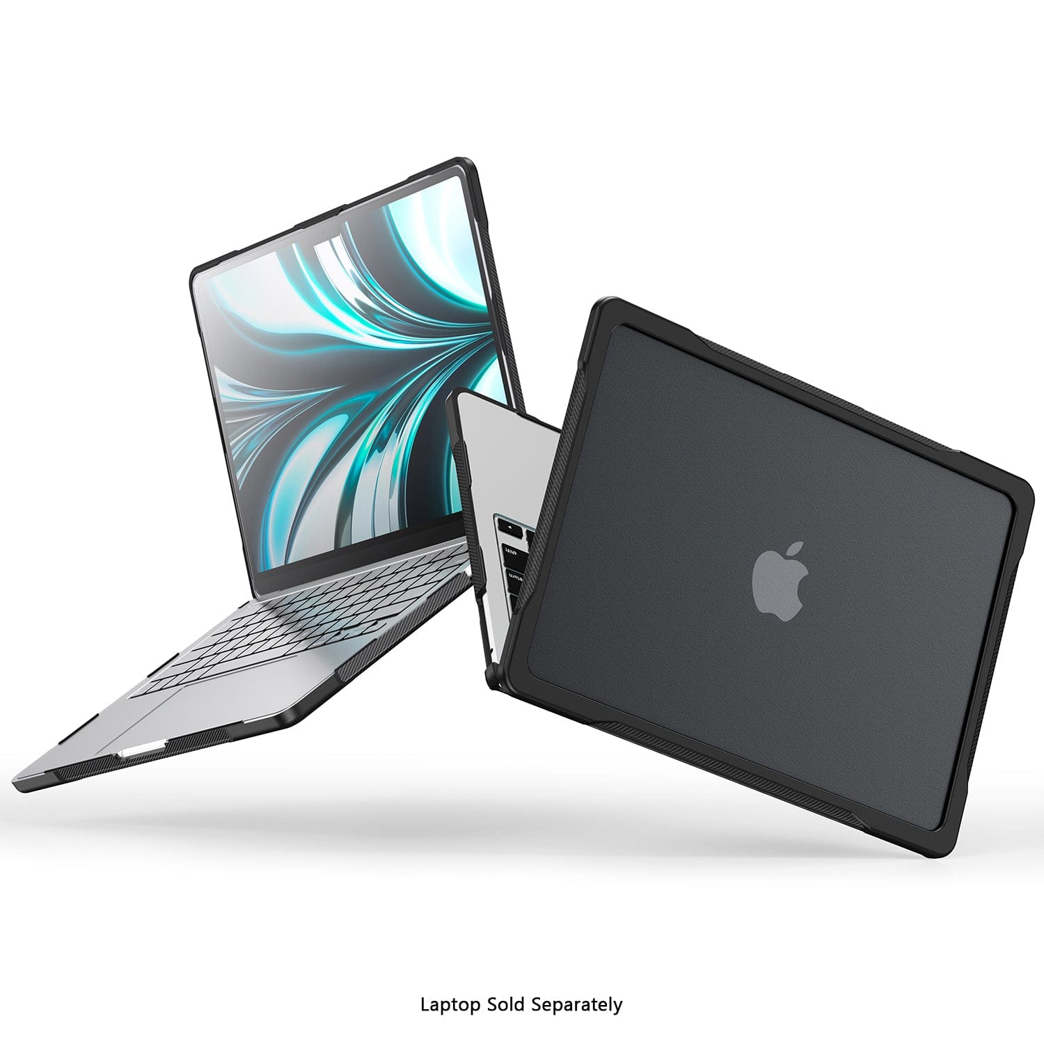 MacBook Pro 14-Inch (M1–M5, M5 Pro/M5 Max) Clear/Black Case - Shock-Absorbing Corners | Raider Series