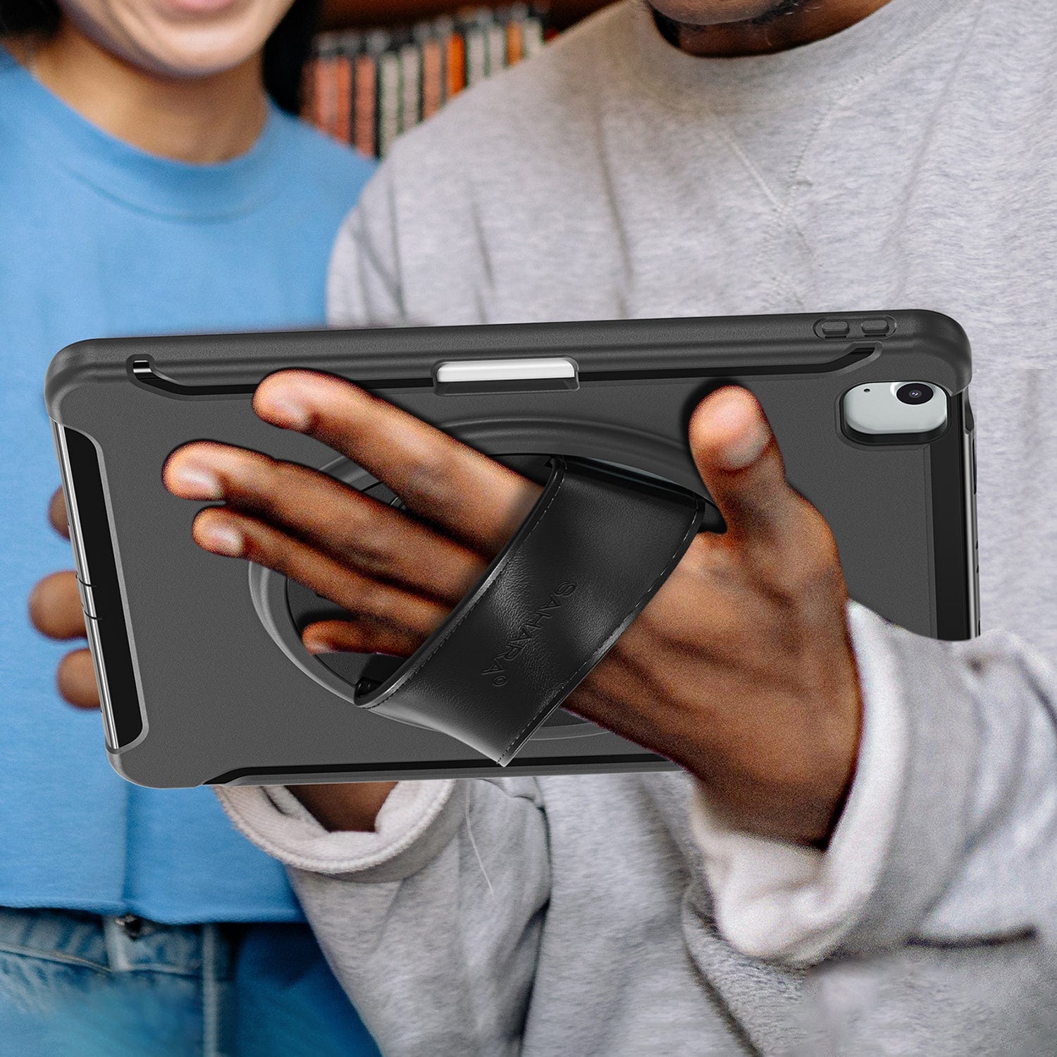 iPad Air 11-inch (M2 / M3 / M4) Case - Heavy-Duty, Hand Strap | Raider Series