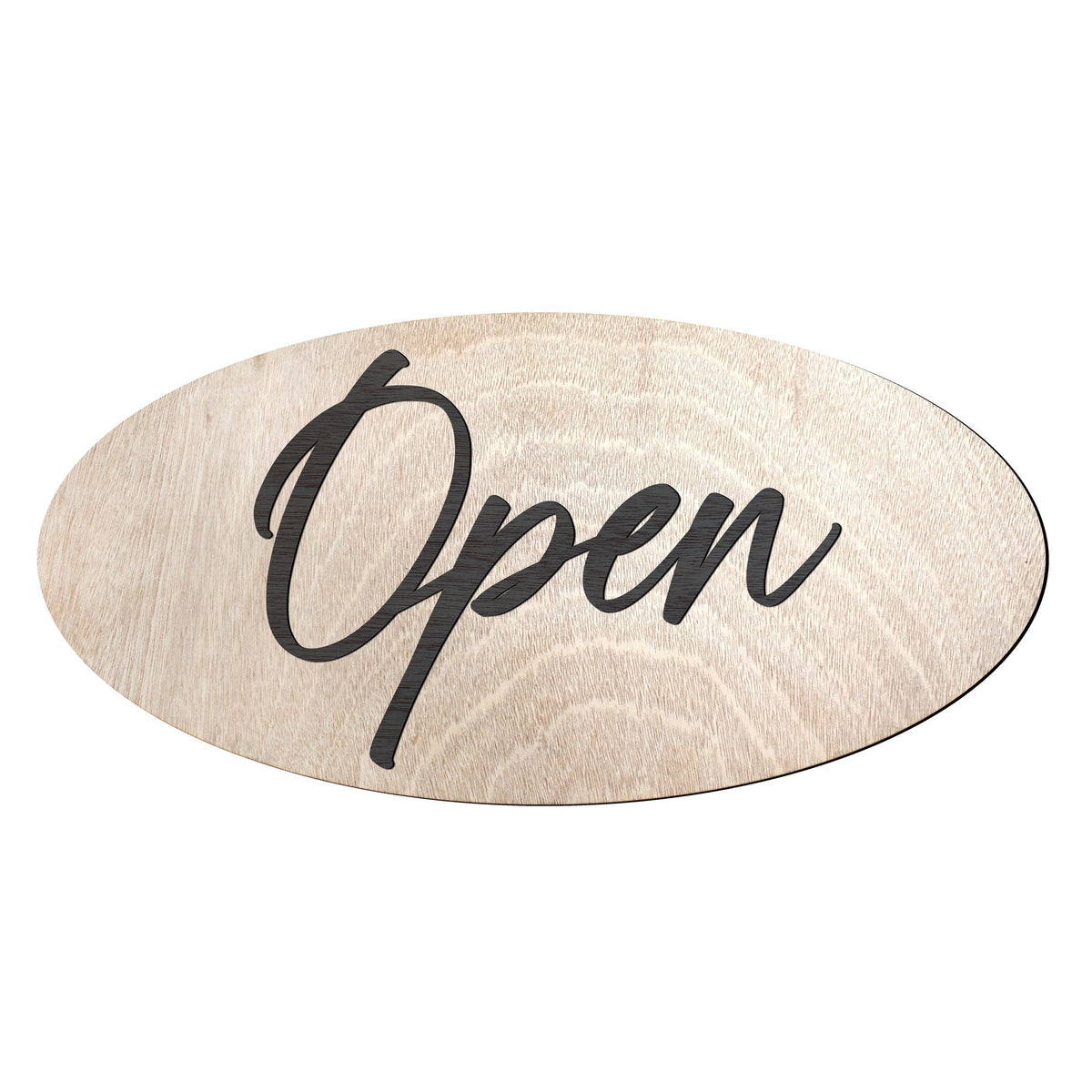 Open sign, Business sign, Made in the USA sign, Made from wood - 320325